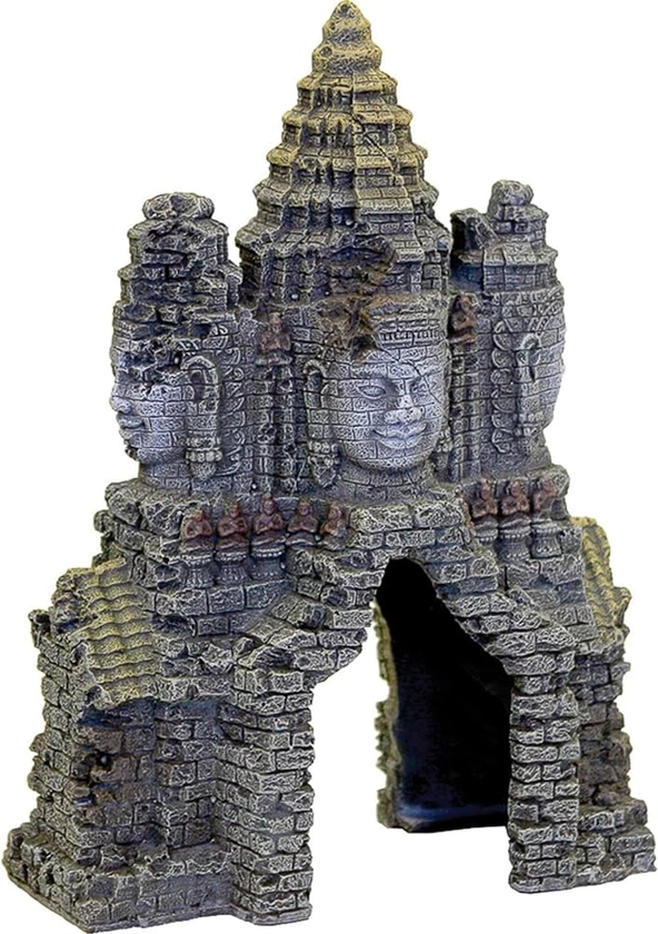 Rosewood Temple Gate Angkor Wat Aquarium Ornament,Dark Green : Amazon.co.uk: Home & Kitchen