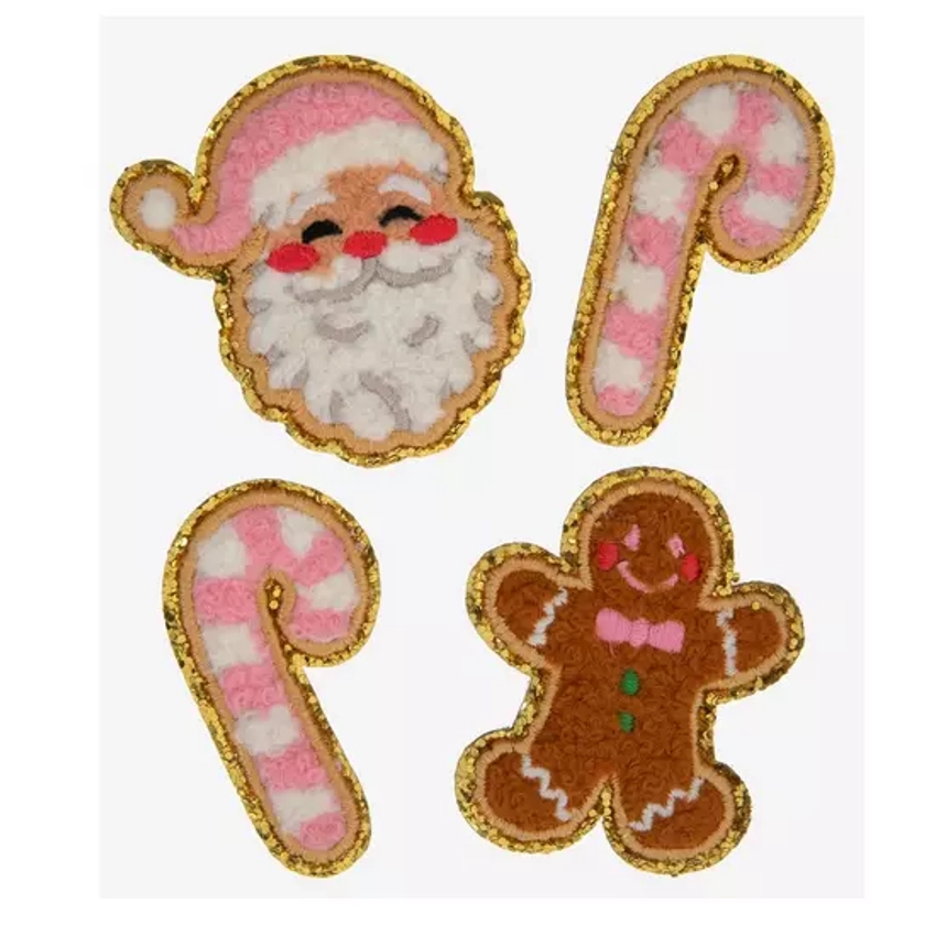 Santa & Sweets Chenille Patch Stickers | Hobby Lobby | 6044580