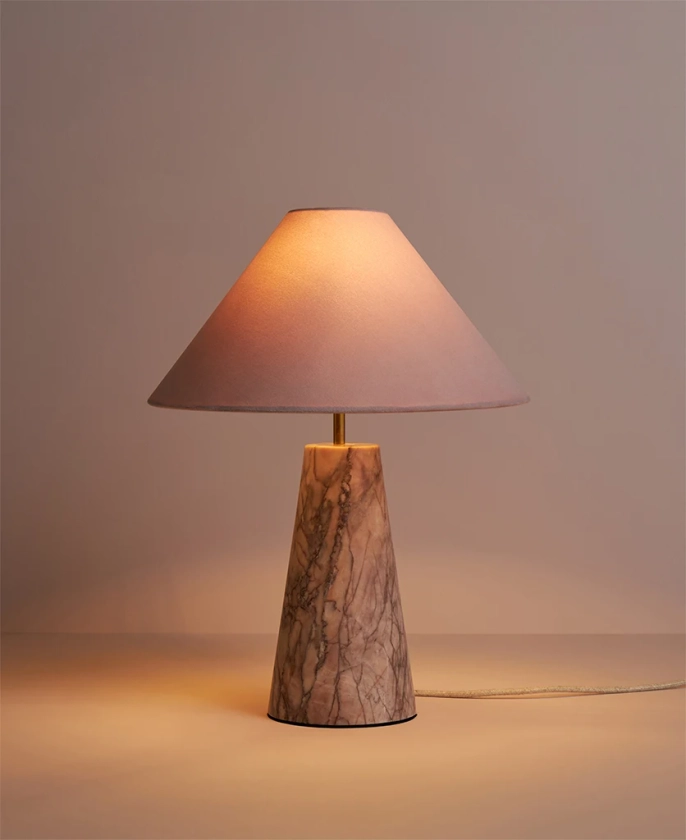 Pink Marble table lamp