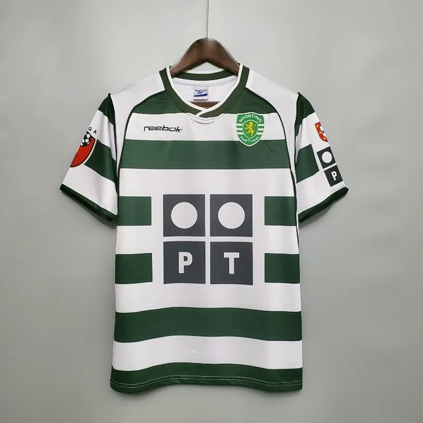 2001/2003 Retro Sporting Lisbon Home Football Shirt
