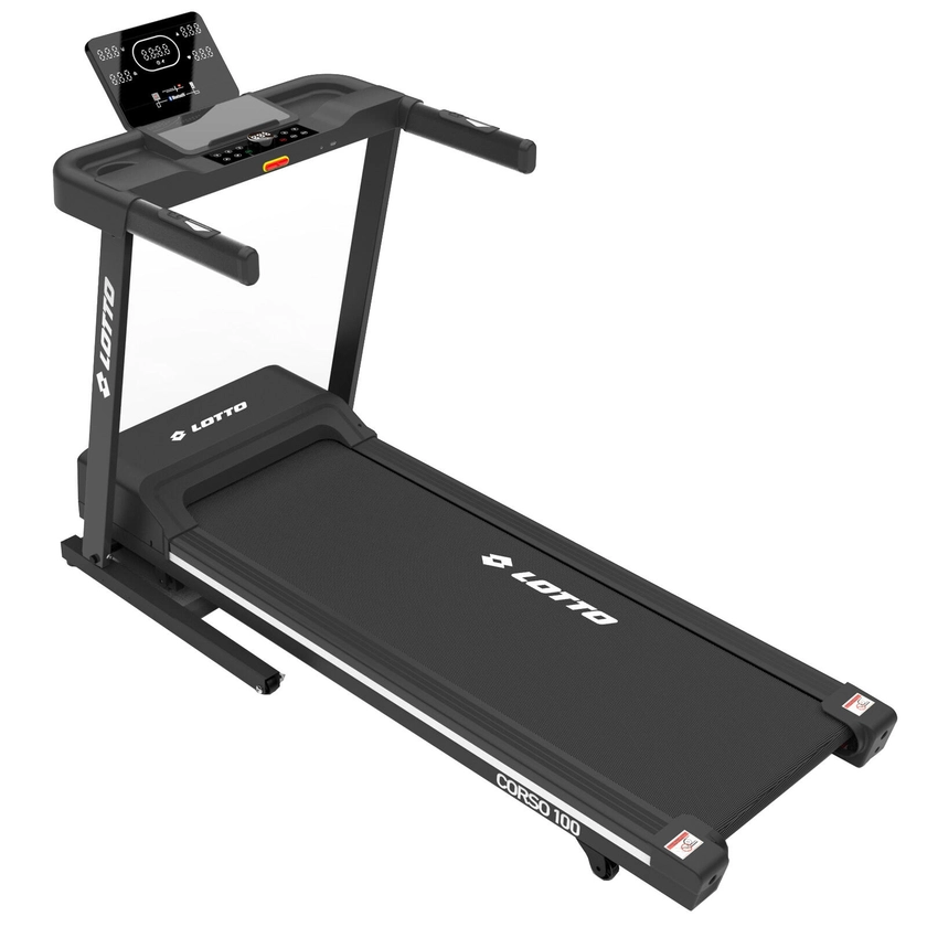 LOTTO Corso 100 Tapis de Course Electrique Pliable, Max 110kg,Bluetooth