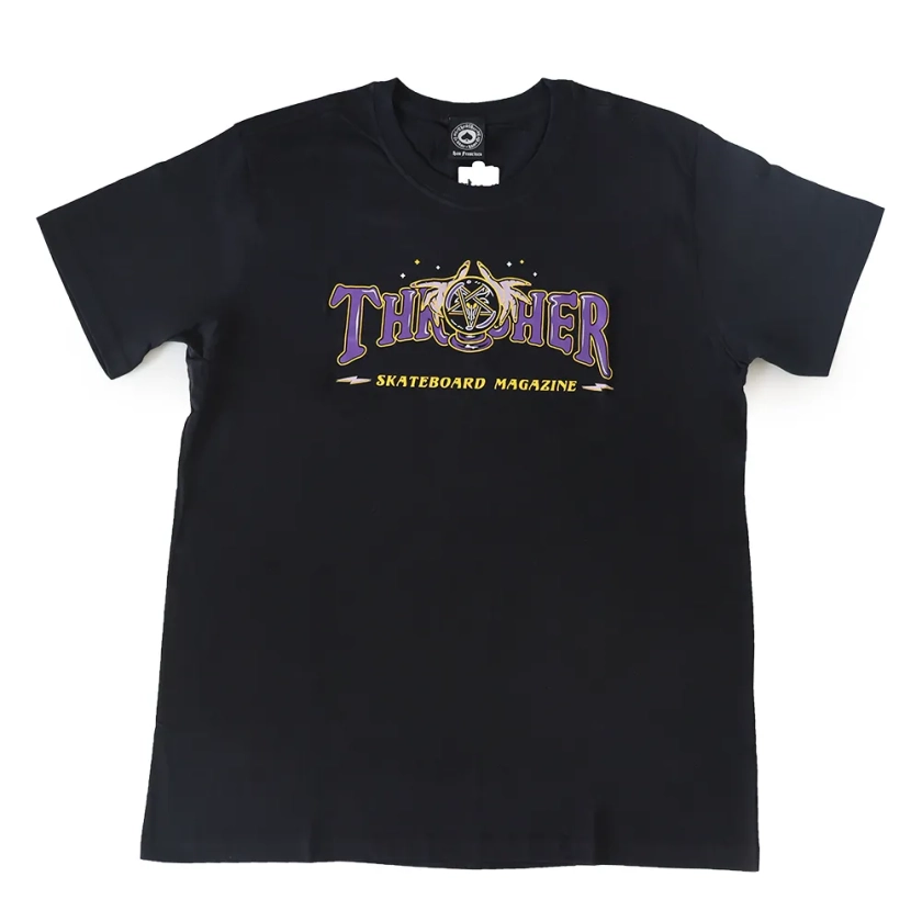 Camiseta Thrasher Magazine Fortune Logo - Preto Steezy