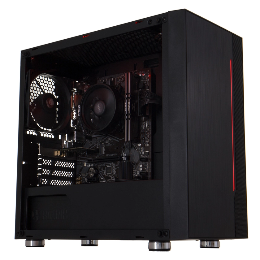 Refract Gaming Crimson - Home &amp; Casual Pre-Built Gaming PC