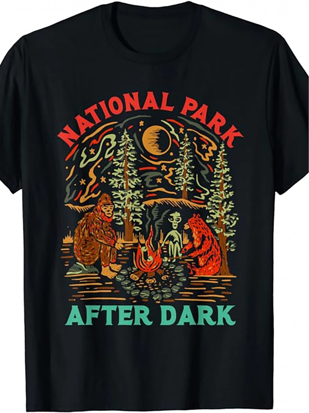 National Park Night Fun T-shirt - Temu