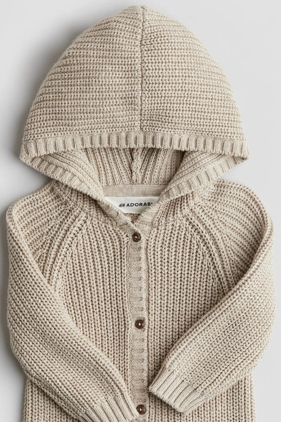 Barboteuse en coton - Beige - ENFANT | H&M FR