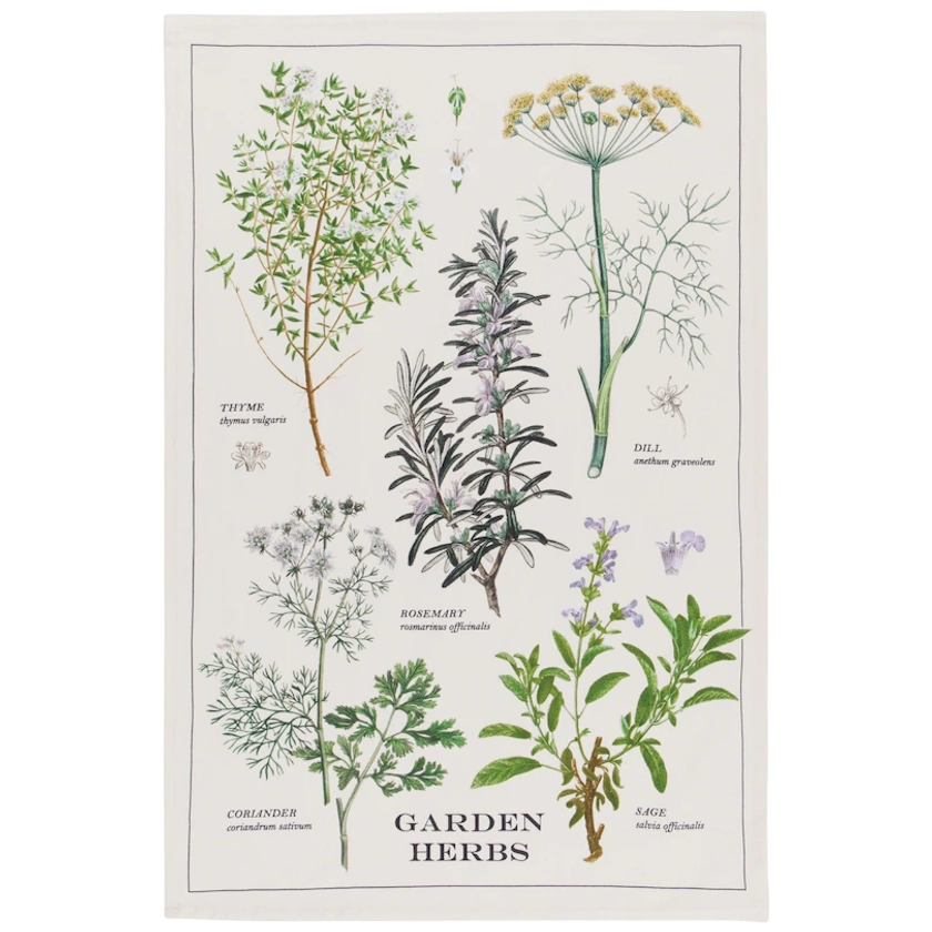 Linge à vaisselle en coton – Garden Herbs