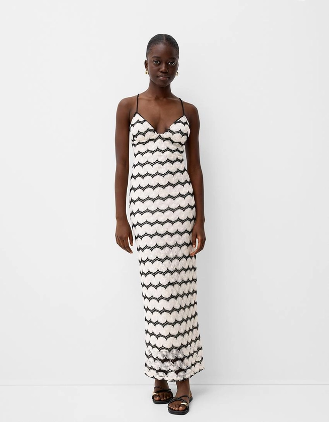 Robe midi rustique - Femme