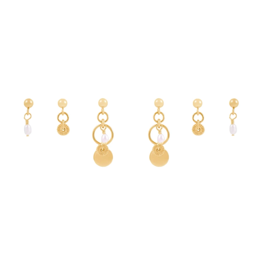 Tilly Earring Set - Gold