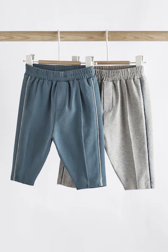 Buy Grey Baby Smart Joggers 2 Pack from the Next UK online shop