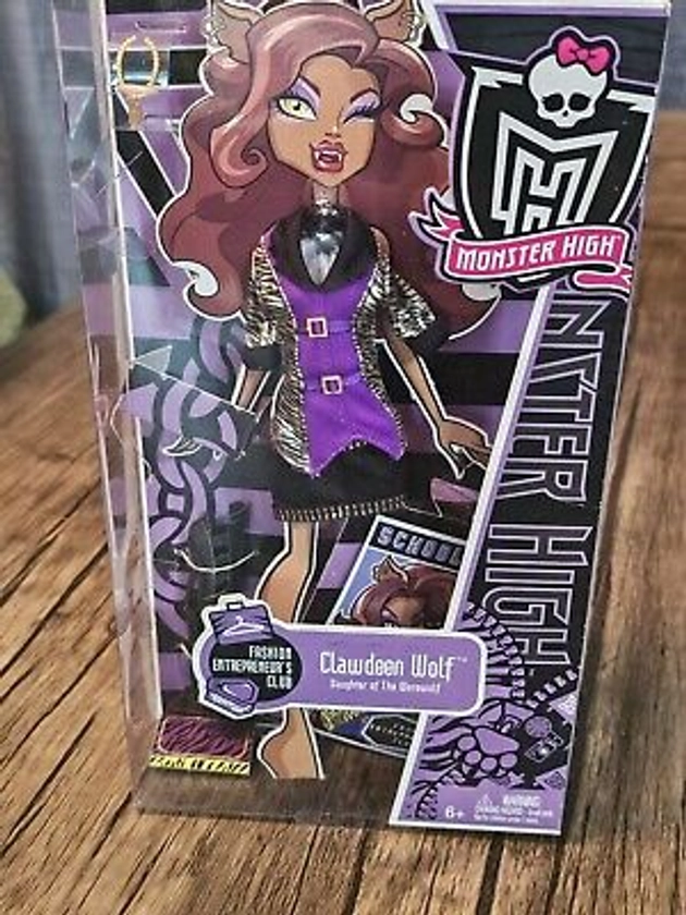 Clawdeen Wolf Fasion Entrepre's Club Fashion Pack NIB Monster High Outfit HTF