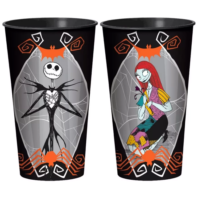 Jack Skellington & Sally Plastic Cup, 32oz - The Nightmare Before Christmas