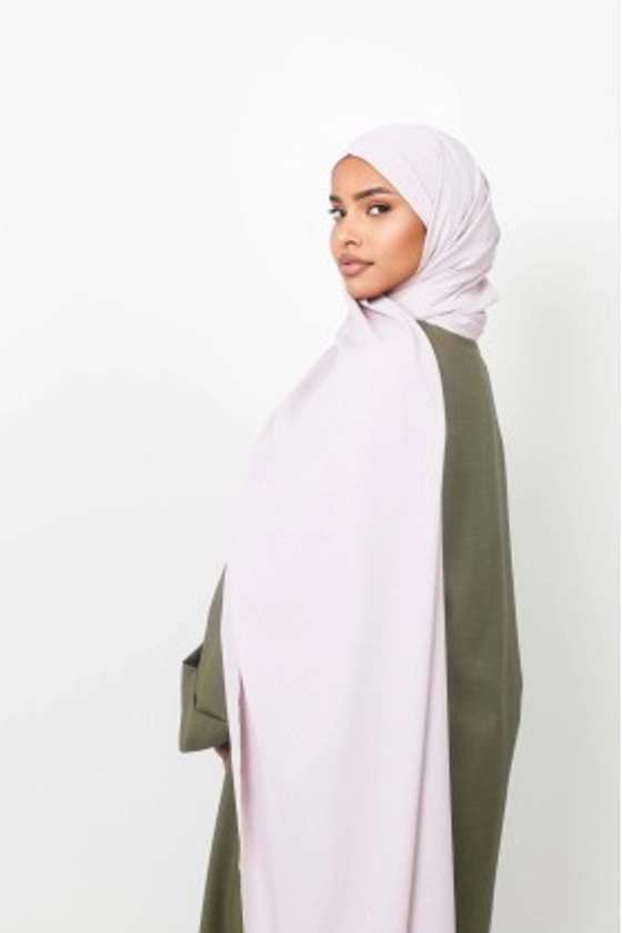 Hijab rayé à enfiler