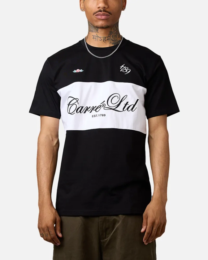 Carre Established Panel T-Shirt Black/White
