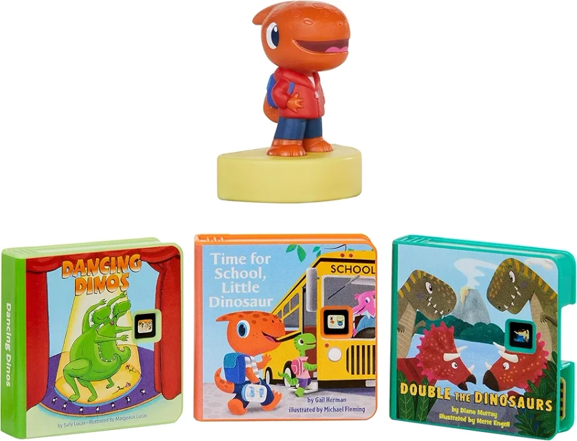 Little Tikes Story Dream Machine Dino Story Collection, Dinosaurs, Storytime, Books, Random House, Audio Play Character, Gift and Toy for Toddlers and Kids Girls Boys Ages 3+ Years