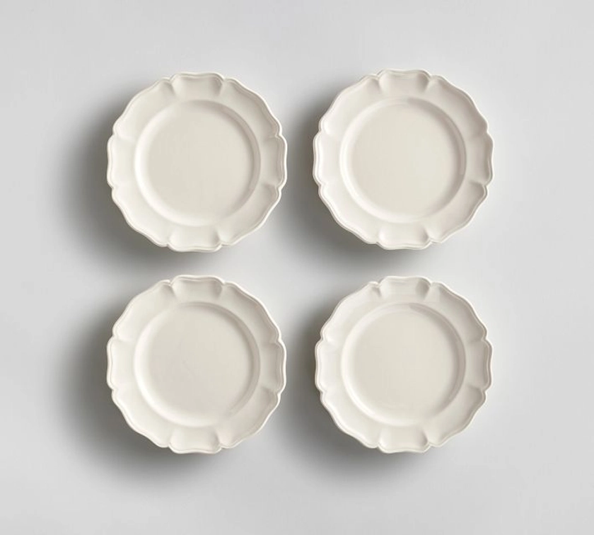 Heirloom Scalloped Bread Plates