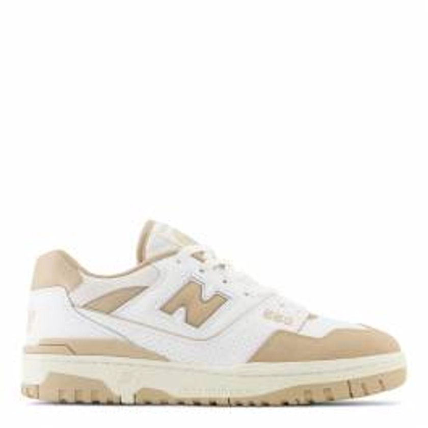 Women's White And Beige 550 Trainers