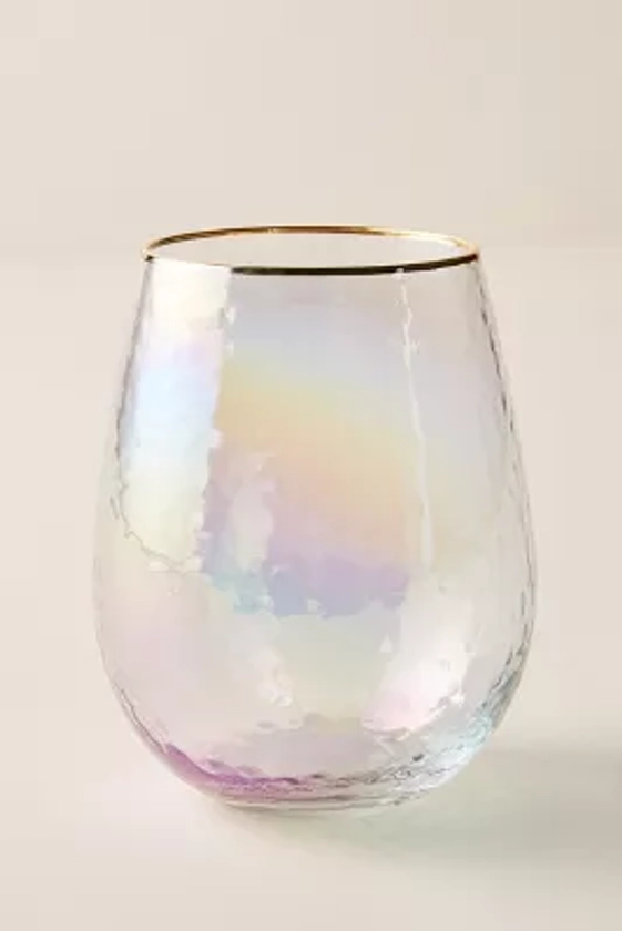 Verres à vin sans pied brillants Zaza, ensemble de 4