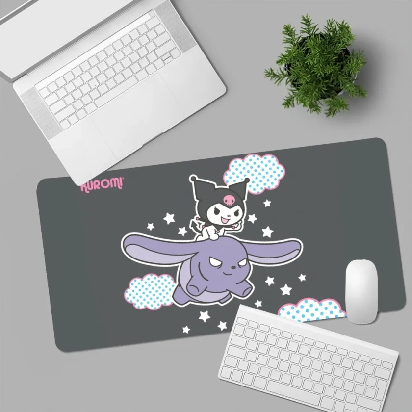 Cartoon k-kuromi cute Mousepad Computer Laptop Gamer Pad PC Gaming Accessories Desk Mats