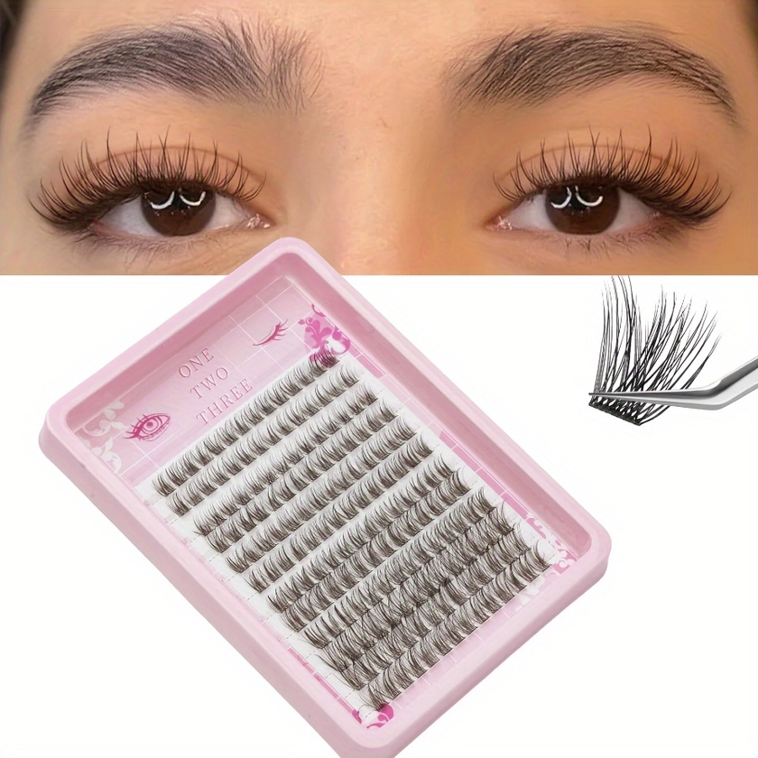 12 168 False Eyelashes Look - Temu