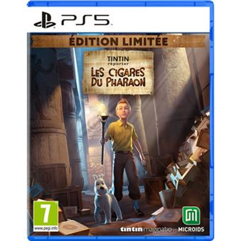 Tintin Reporter Les Cigares du Pharaon Edition Limitée PS5