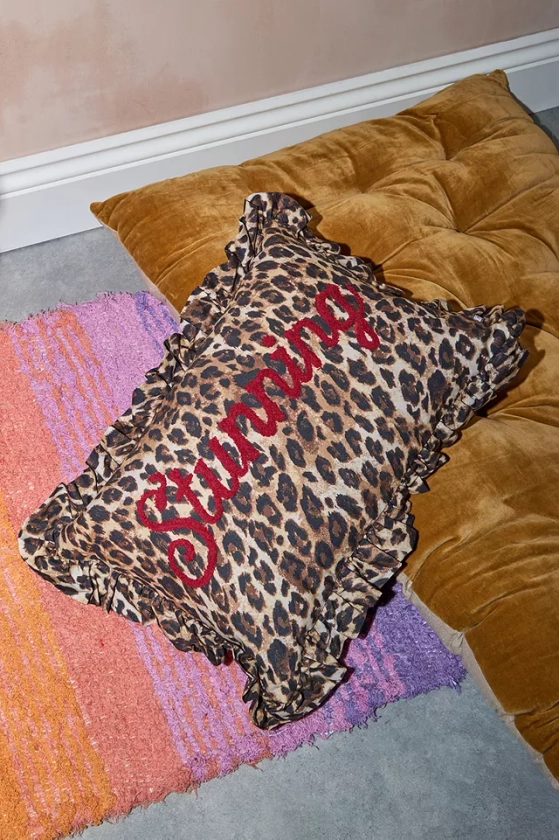 Stunning Leopard Print Cushion