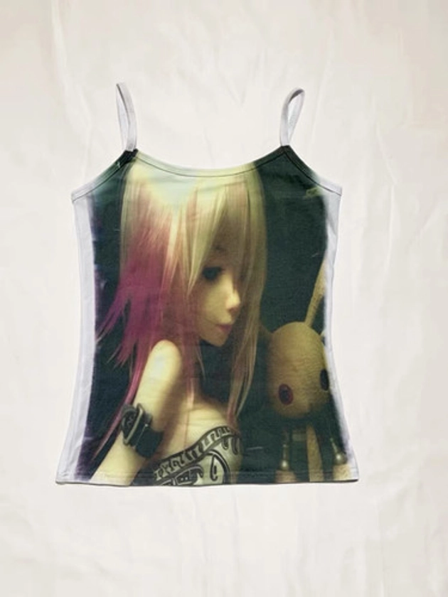 3D Rabbit Girl U-collar Camisole | Byunli