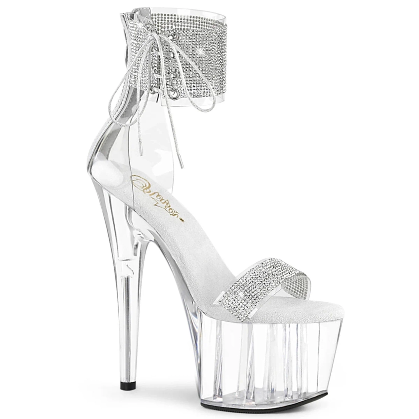 Pleaser Adore-727RS in Clear