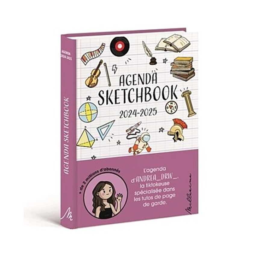 Agenda Sketchbook avec Andrea 2024-2025 (Broché)