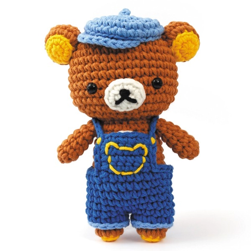 Kit DIY Amigurumi - Rilakkuma Salopette - Kit crochet - Creavea