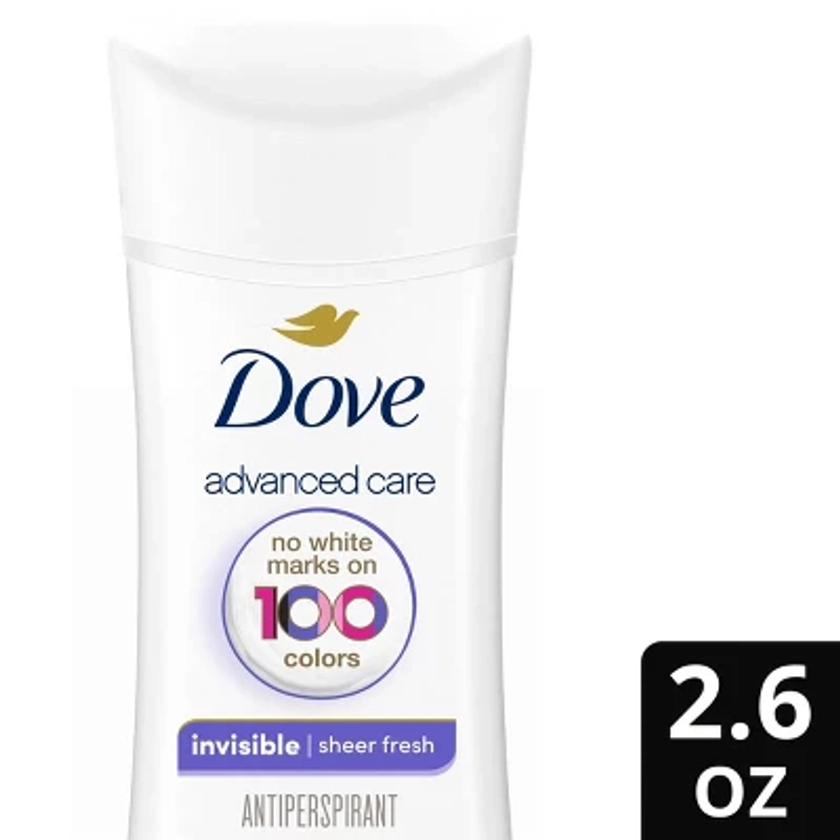 Dove Beauty Advanced Care Sheer Fresh 72-Hour Women's Antiperspirant & Deodorant Stick - 2.6oz