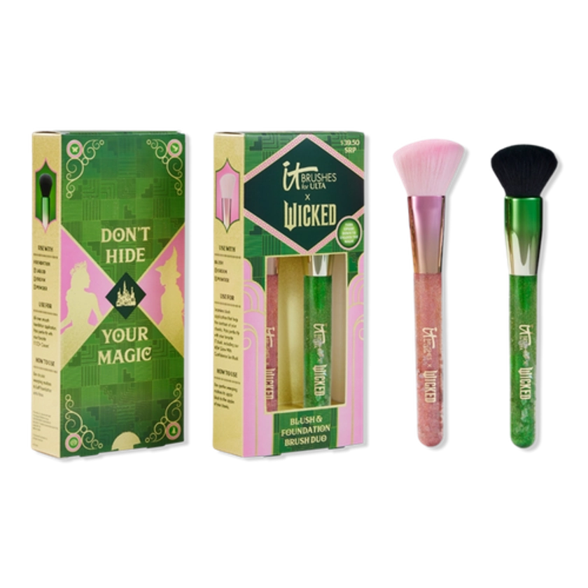 IT Brushes for ULTA x Wicked Limited-Edition Blush & Foundation Makeup Brush Set