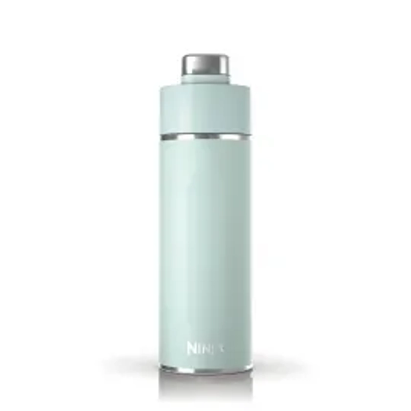 Ninja Thirsti Mint Travel Bottle 530ml | Insulated Fizzy Water Bottle