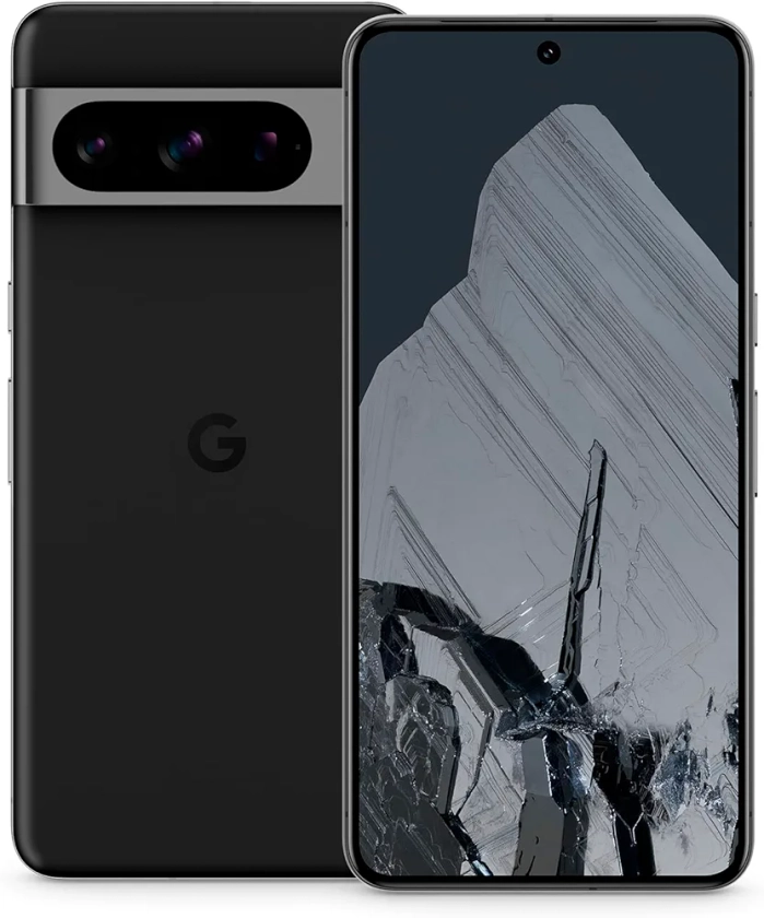 Google Pixel 8 Pro -Smartphone Android livre com lente teleobjetiva, bateria com autonomia de 24 horas e ecrã super atual, obsidiana, 256 GB