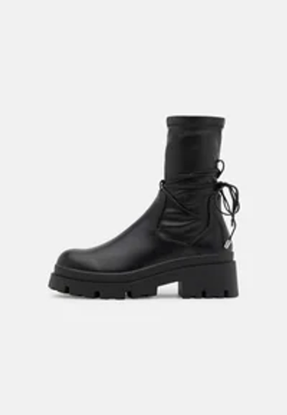 Even&Odd Bottines à lacets - black/noir - ZALANDO.FR