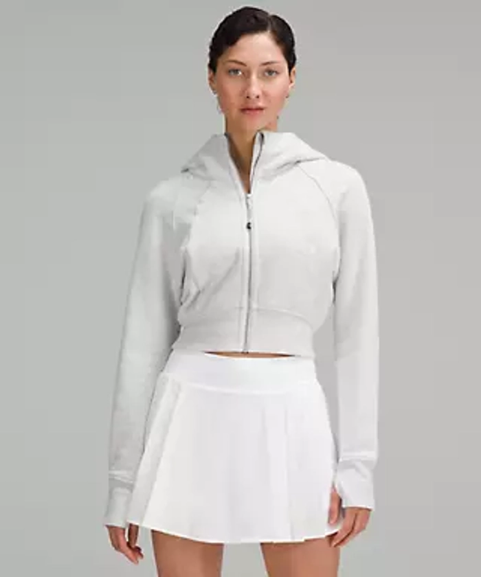 Scuba Full-Zip Cropped Hoodie