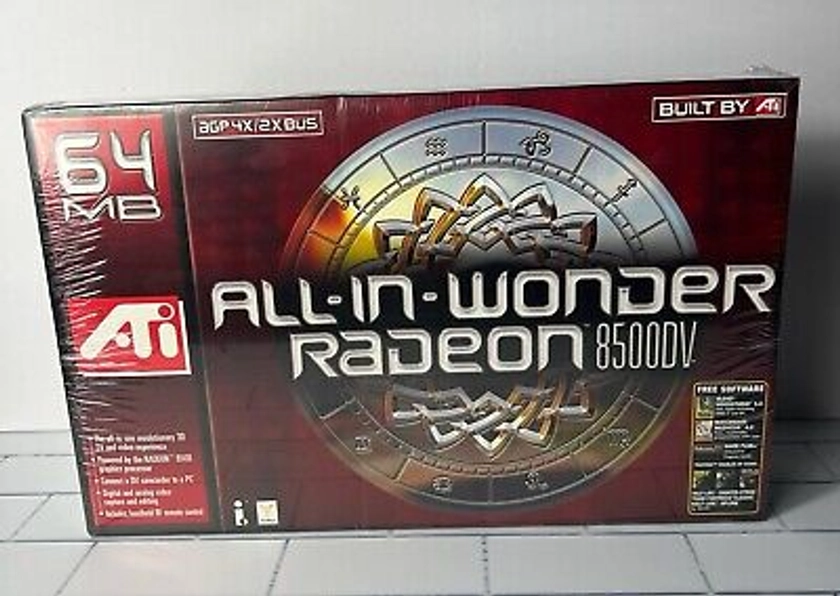 Ati All In Wonder Radeon 8500DV Video Card Factory Sealed *Read* | eBay