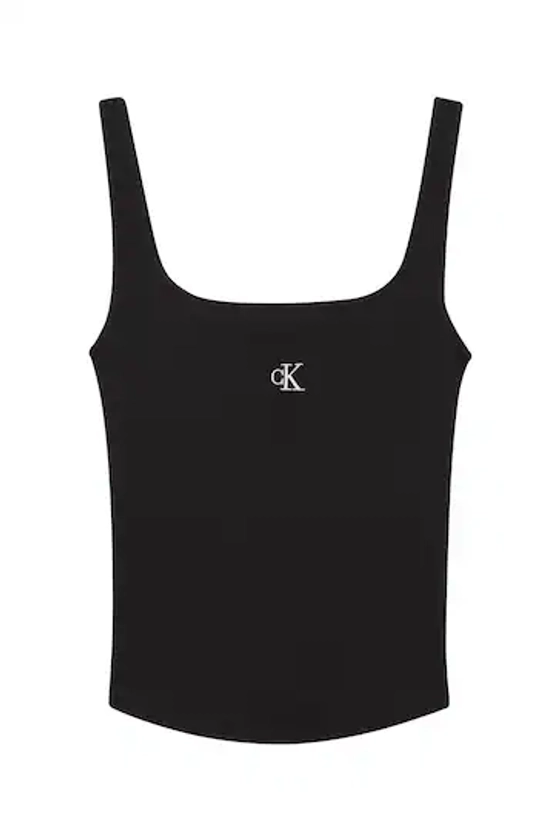 Buy Calvin Klein Black Rib Tank Top from the Next UK online shop