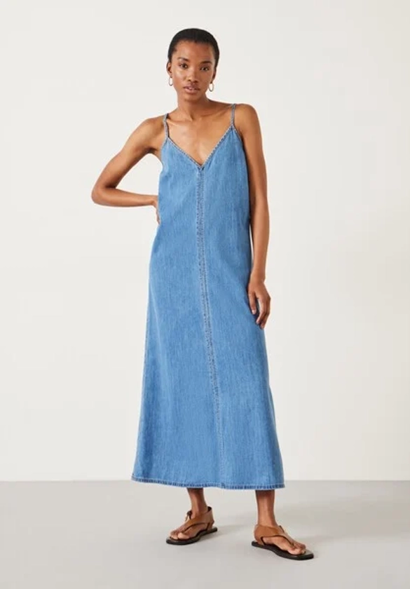 Saskia Denim Slip Maxi Dress