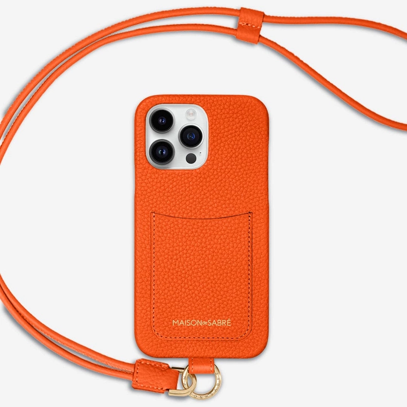 The Sling Phone Case iPhone 15 Pro Max - Manhattan Orange