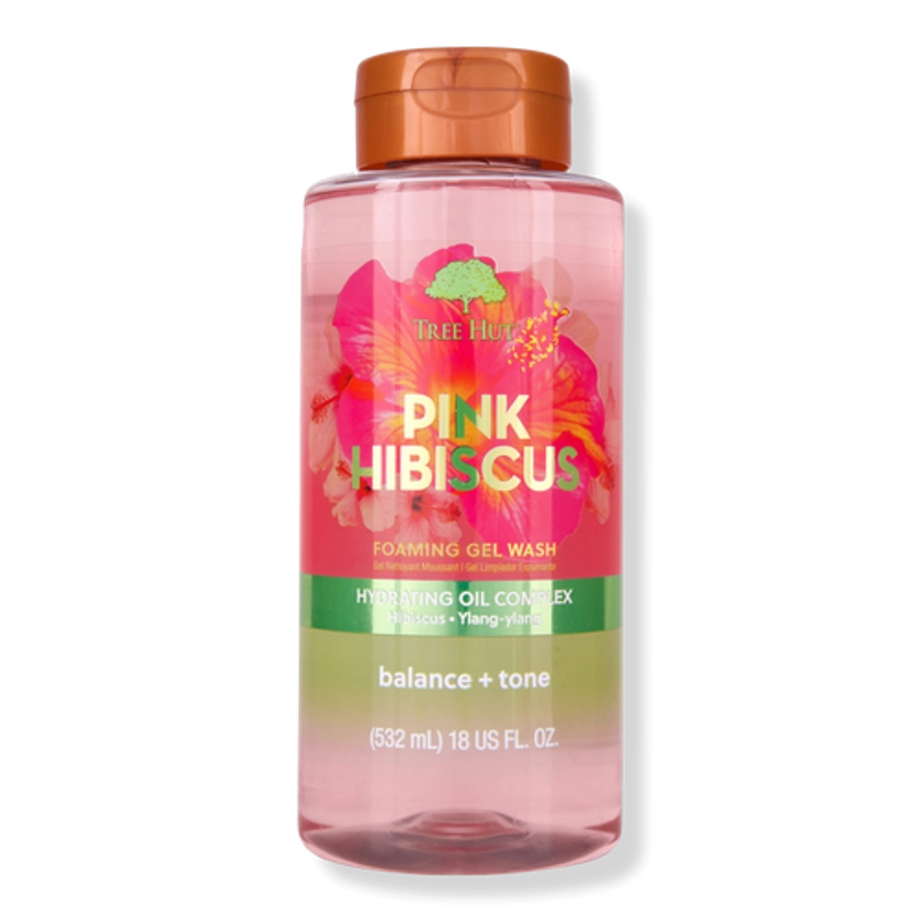 Pink Hibiscus Foaming Gel Body Wash