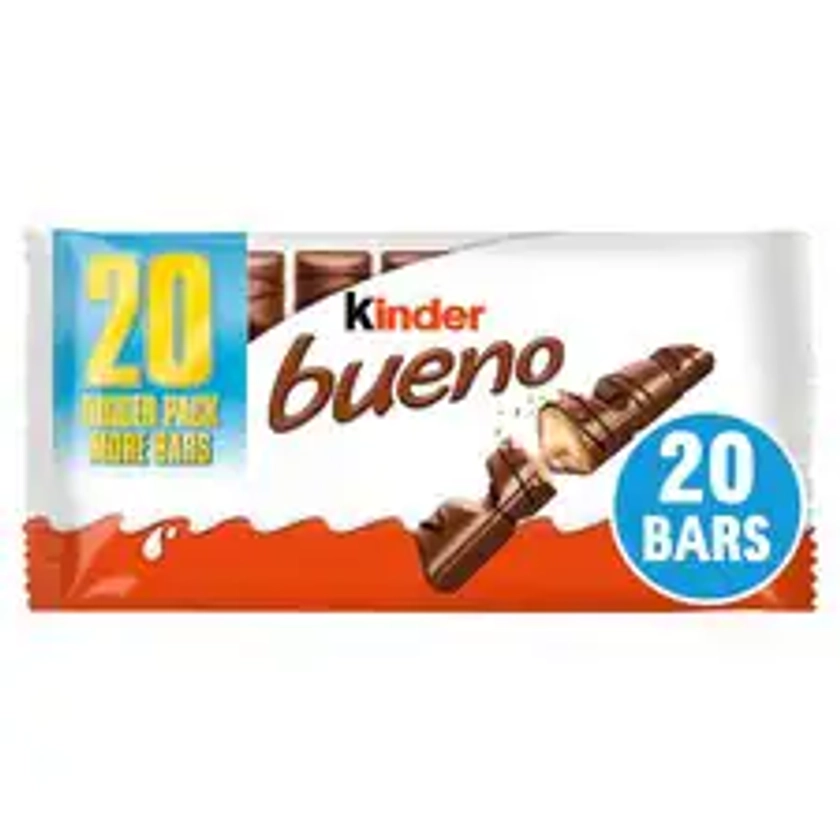 Kinder Bueno Chocolate Wafer Bars 10 X 43G