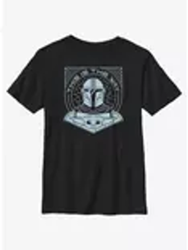 Star Wars The Mandalorian This Is The Way Line Art Youth T-Shirt | Her Universe
