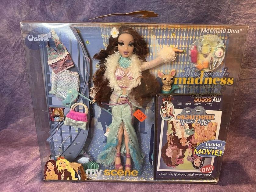 MyScene - Masquerade Madness - Chelsea - Mermaid Diva & Accessories & DVD New