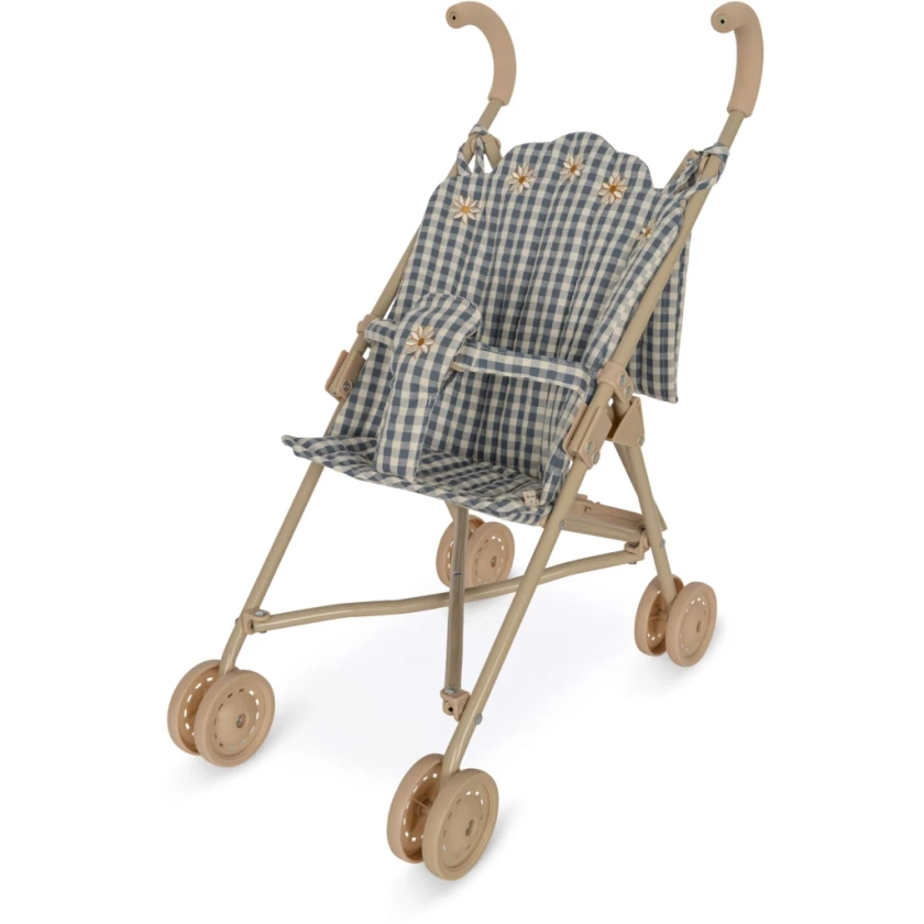 Konges Slojd - Doll Stroller - Captains Blue Check