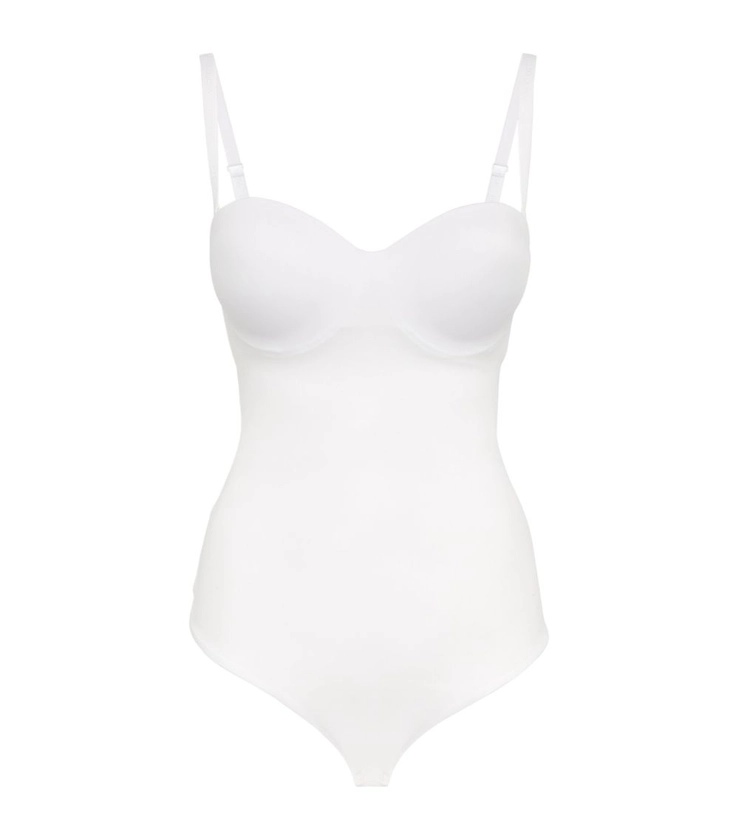 Womens Wolford white Mat de Luxe Form Bodysuit | Harrods UK