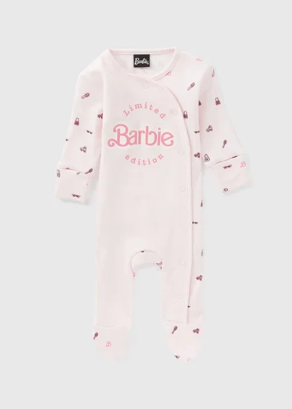 Baby Pink Barbie Sleepsuit (Newborn-18mths)