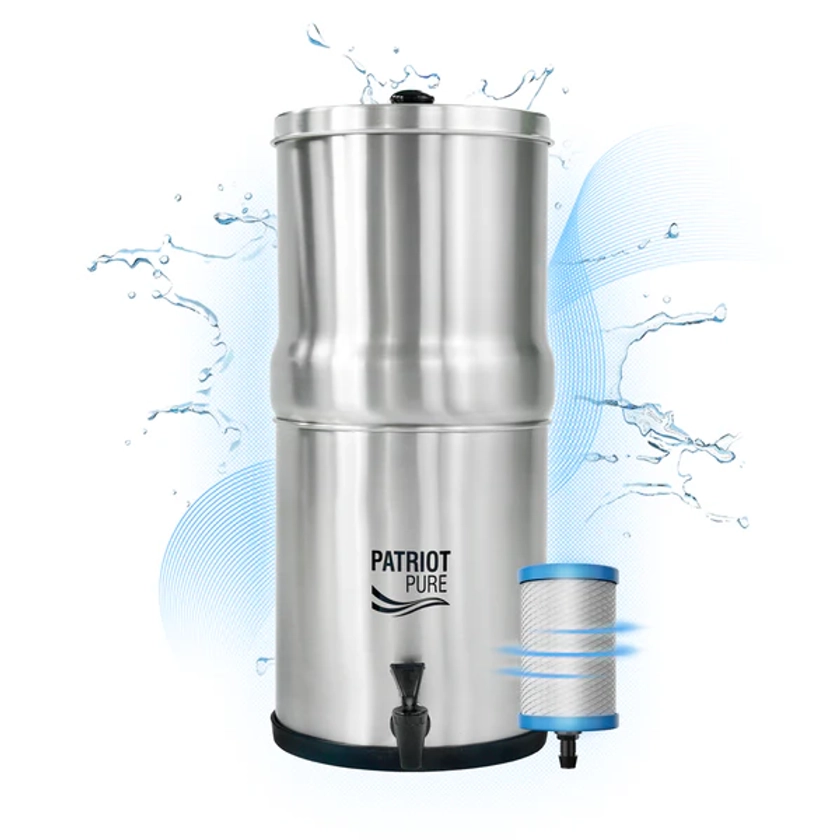 Patriot Pure Ultimate Water Filtration System & Nanomesh Filter