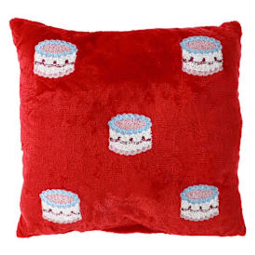 Cake Icon Throw Pillow 16in x 16in | Five Below