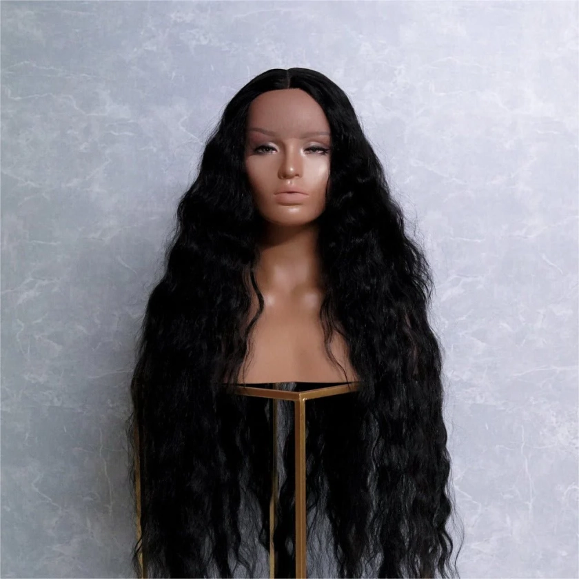 CARDI 40" Black Lace Front Wig | Milk & Honey