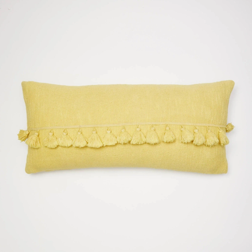 Harper Tassel Lumbar Pillow Cover